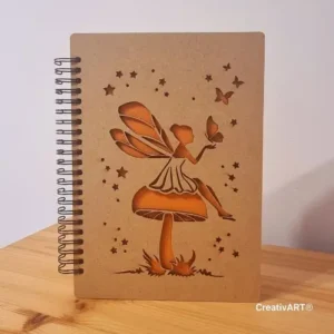 Agenda coperti din lemn model poveste