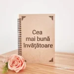 Agenda lemn cea mai bună învățătoare