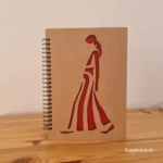 Agendă retro cu design abstract