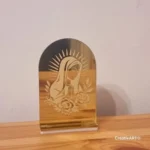 Icoana Fecioara Maria și flori