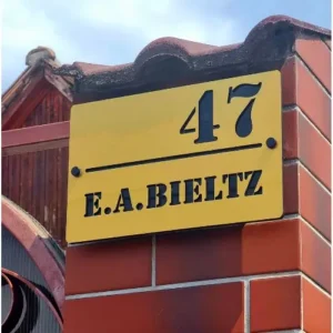 Numar casa cu nume strada personalizat 47