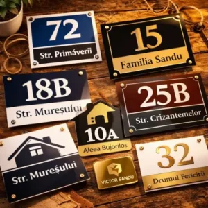 Numar de casa personalizat