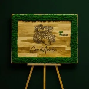 Tablou personalizat decorat cu licheni stabilizați