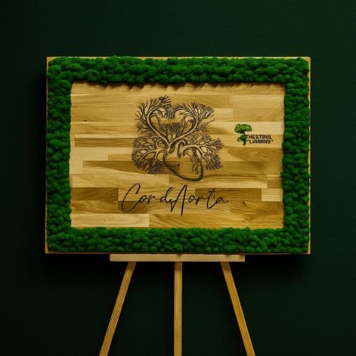 Tablou personalizat decorat cu licheni stabilizați