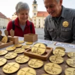 Insigna suvenir Turnul Sfatului Sibiu
