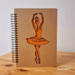 Agenda lemn model balerina