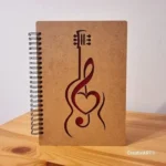Agenda lemn model chitara