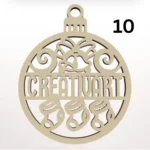 Decorațiune personalizată nume bradul de Crăciun (10)