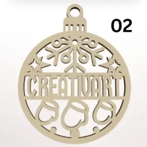Decorațiune personalizată nume bradul de Crăciun (2)