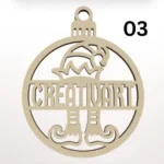 Decorațiune personalizată nume bradul de Crăciun (3)