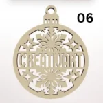 Decorațiune personalizată nume bradul de Crăciun (6)