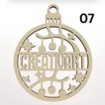 Decorațiune personalizată nume bradul de Crăciun (7)