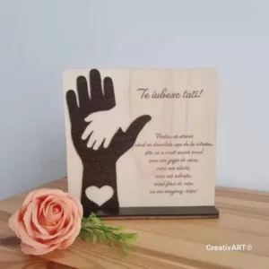 Decoratiune te iubesc tati