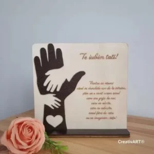 Decoratiune te iubim tati